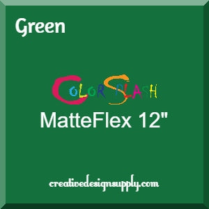 Green ColorSplash 12" MatteFlex HTV