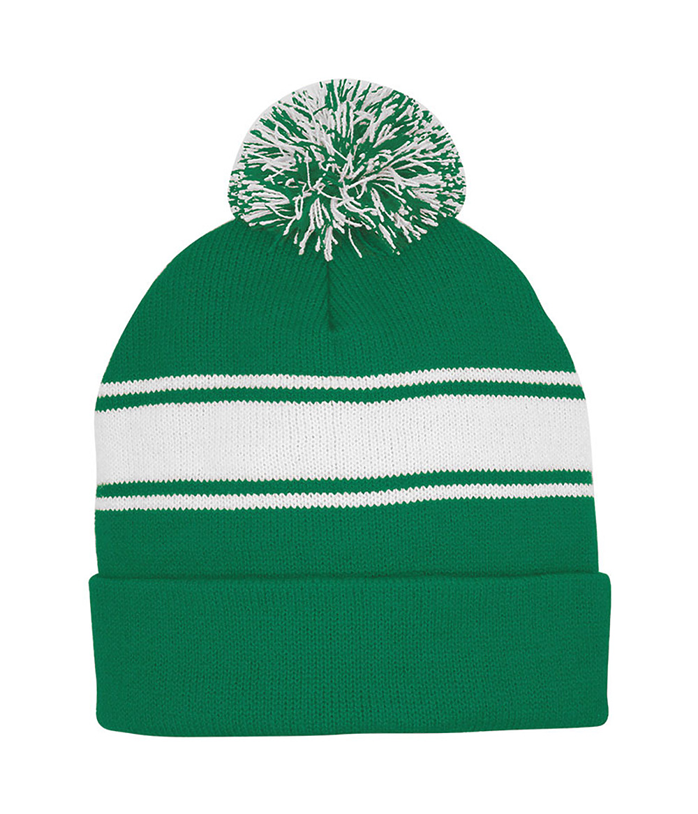 Striped Pom Beanie 5076MC