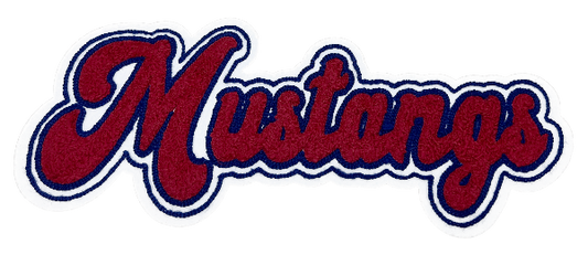 12" Greenacres Mustangs Chenille Patch