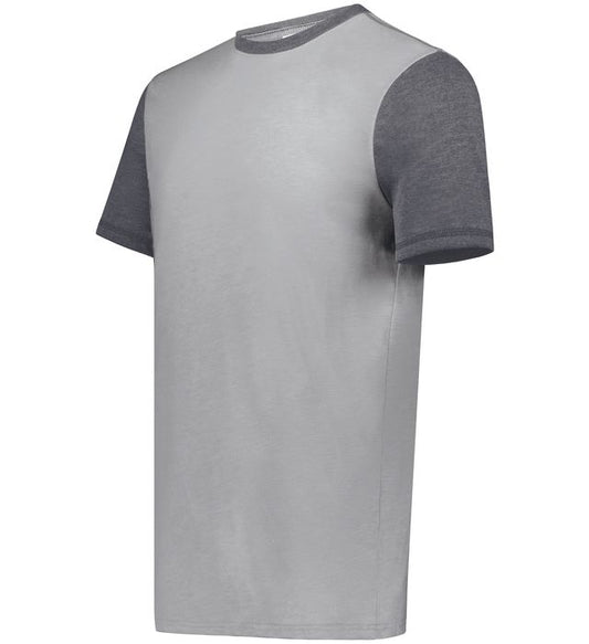 Grey Htr/Carbon Htr Youth Gameday Vintage Ringer Tee 6877