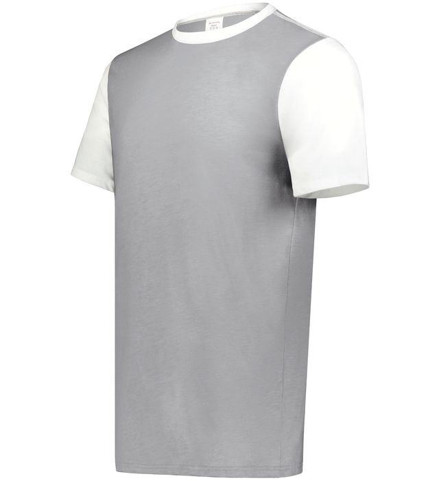 Grey Htr/White Htr Adult Gameday Vintage Ringer Tee 6876