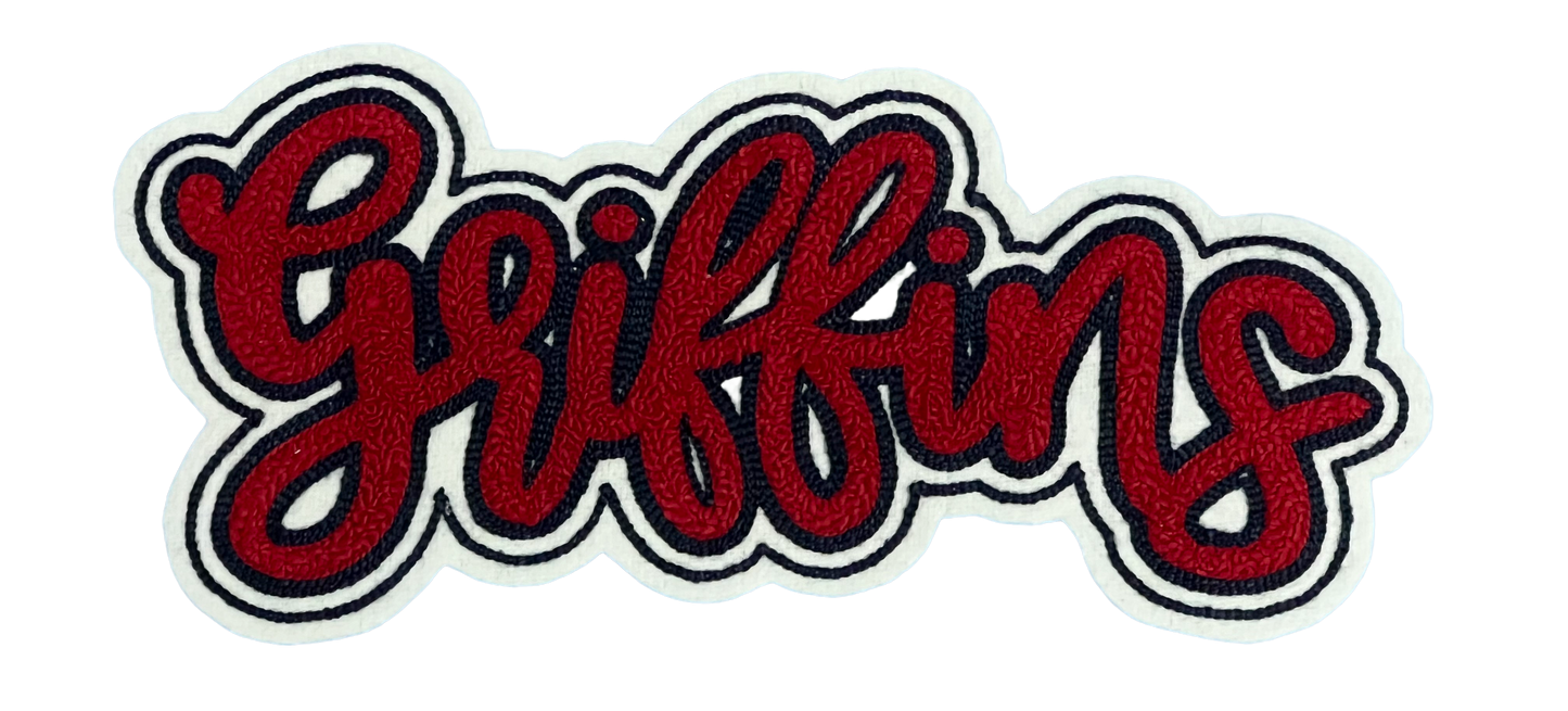 10" Griffins Chenille Patch
