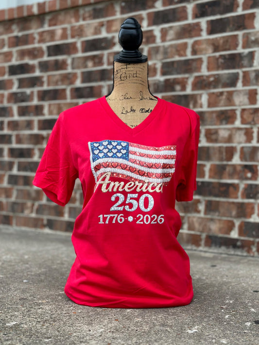 Happy 250th America on Bella + Canvas