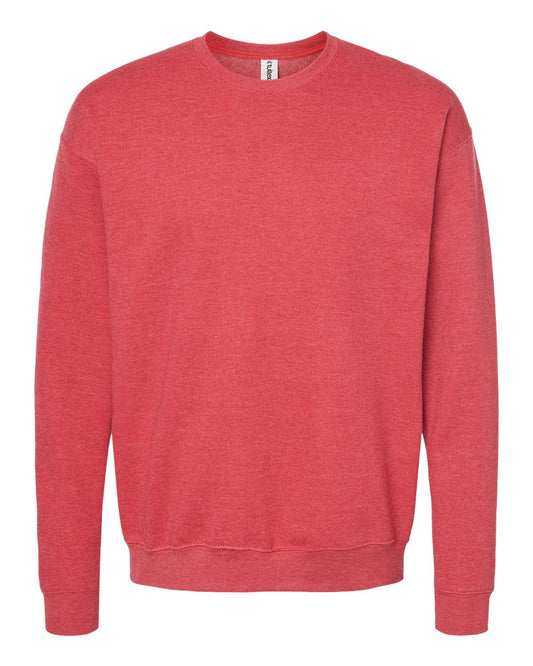 Htr Red Tultex Unisex Crewneck 340