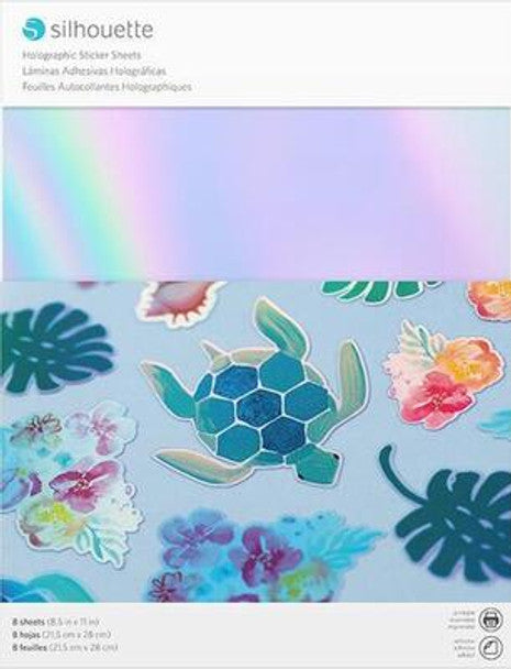 8pk Holographic Sticker Paper