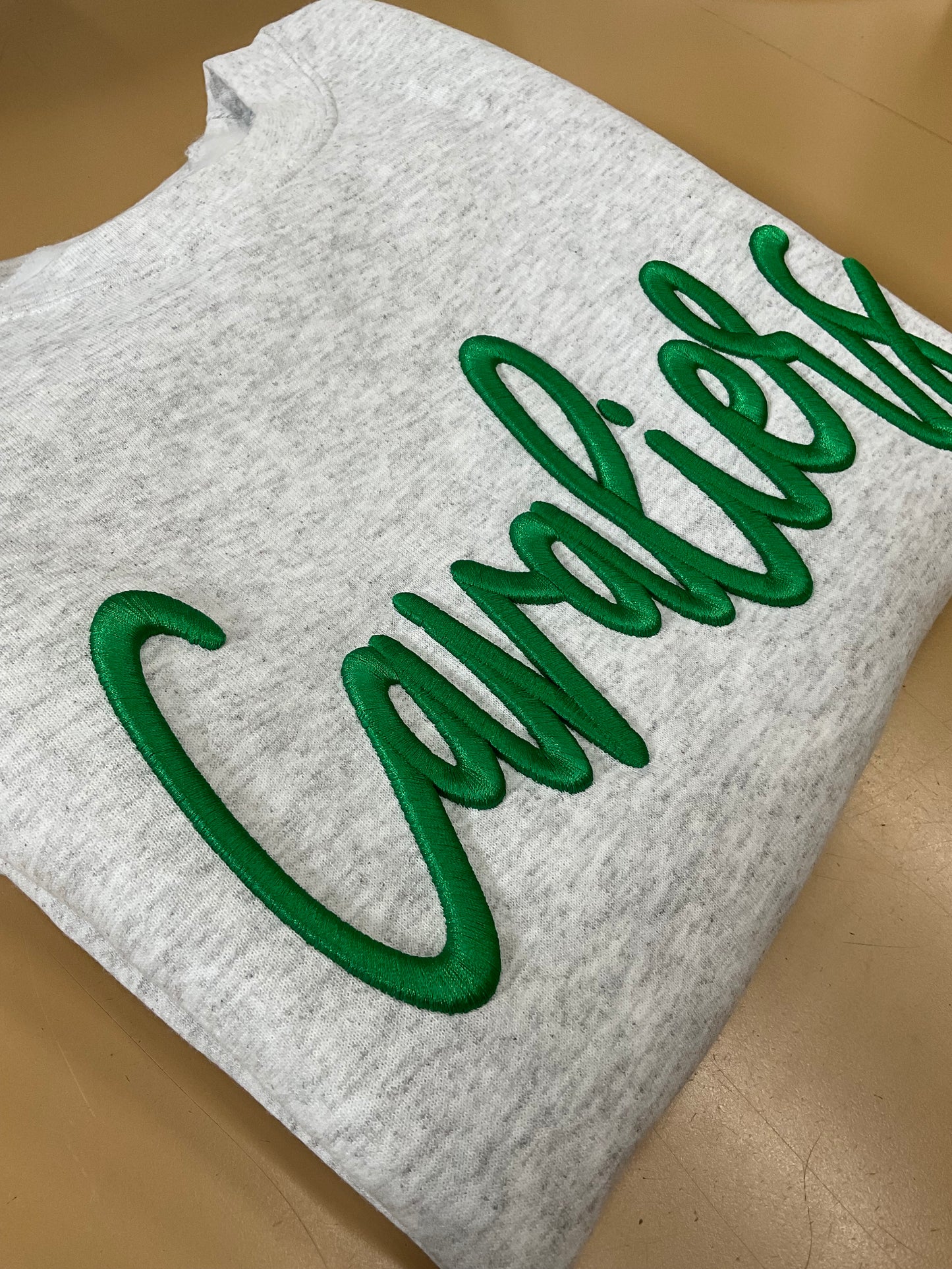 Cavaliers Embroidered Puff Port and Co. Crewneck