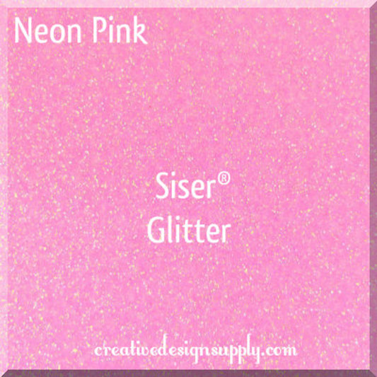 20” Neon Pink Glitter