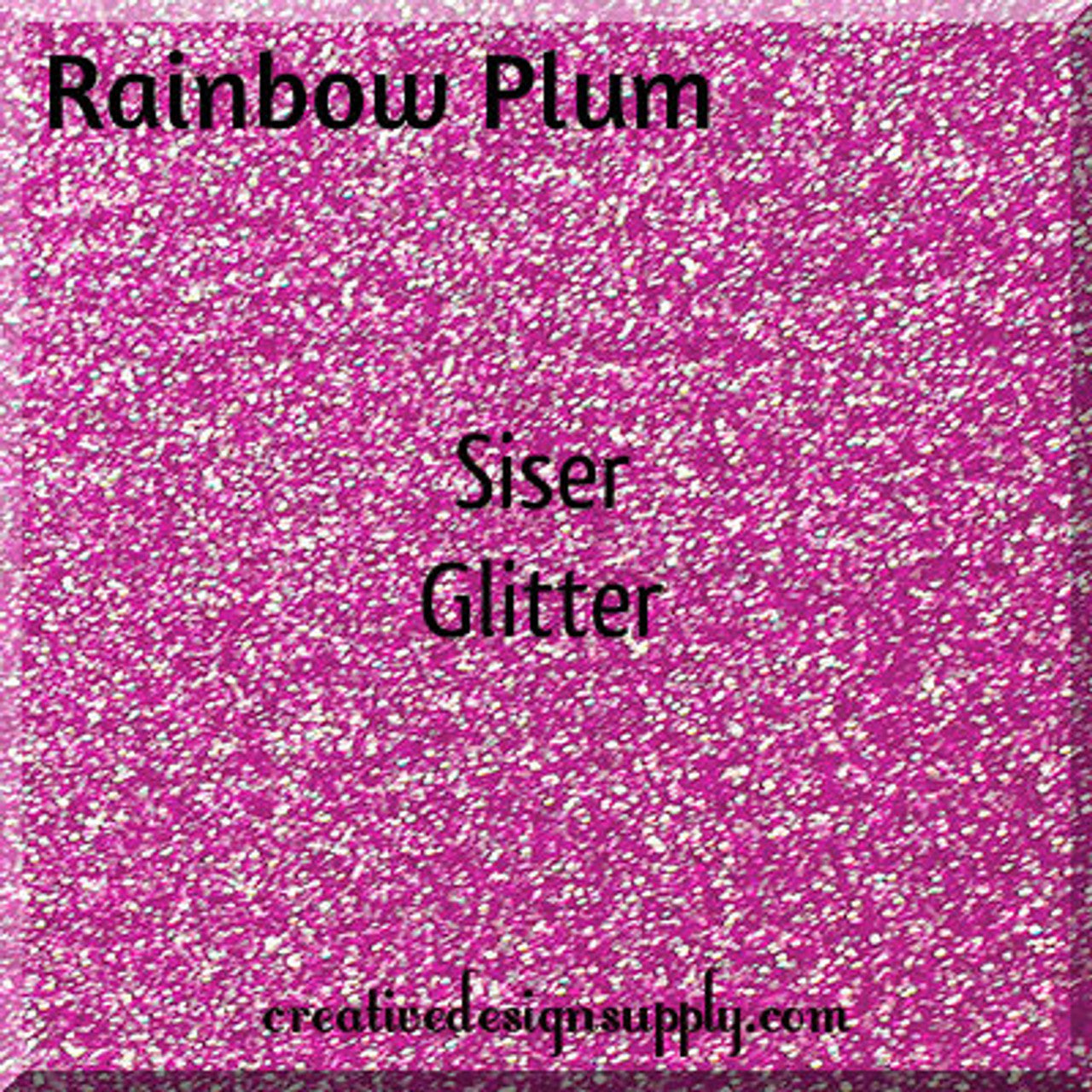 20” Rainbow Plum Glitter