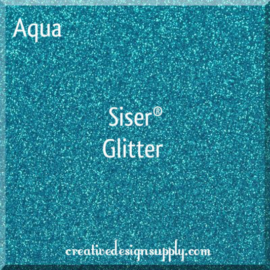 20” Aqua Glitter