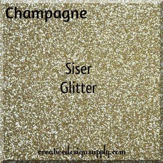 12” Champagne Glitter