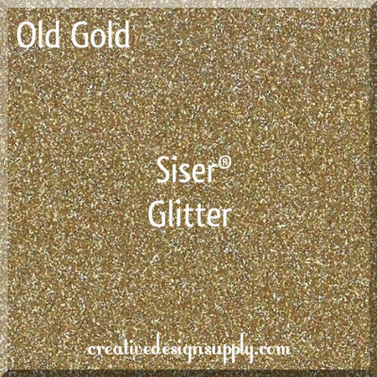 12” Old Gold Glitter