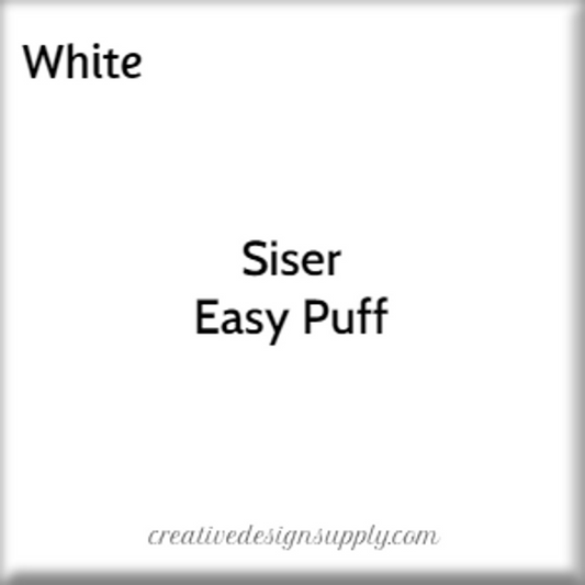12” White Easy Puff