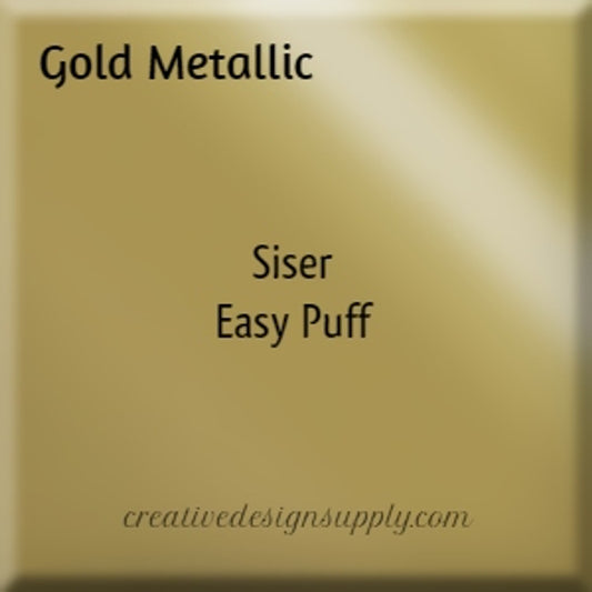 12”  Metallic Gold Easy Puff
