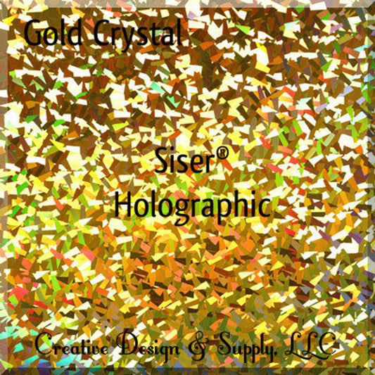 20” Gold Crystal Holographic