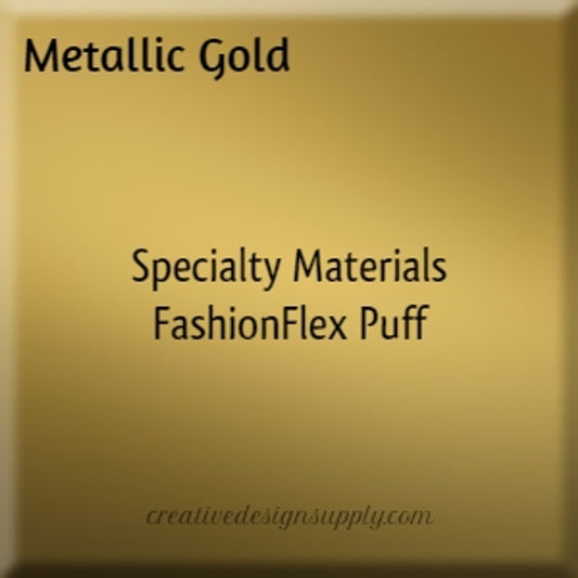 20” Gold Metallic FashionFlex Puff