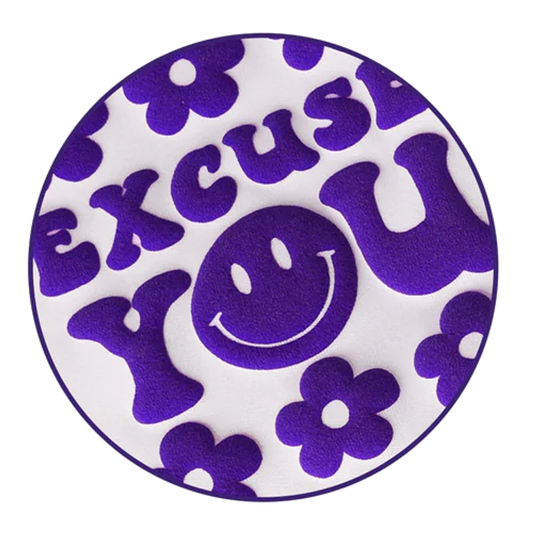 12” Indigo Purple Puff