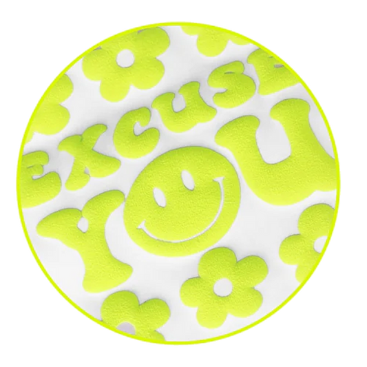 5ft Neon Yellow Puff