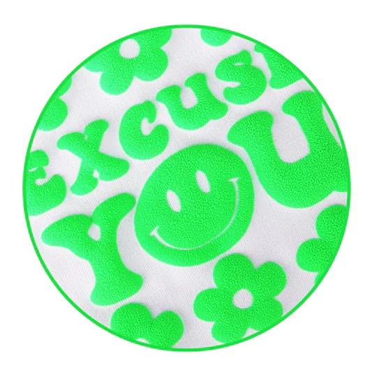 5ft Neon Green Puff