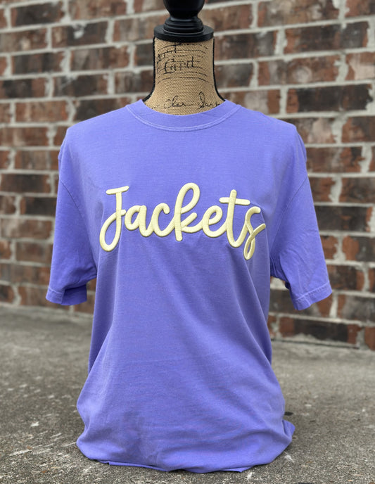Jackets Embroidered Puff Comfort Colors Tee