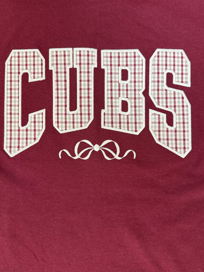 Kingston Cubs w/Bow on Gildan Tee