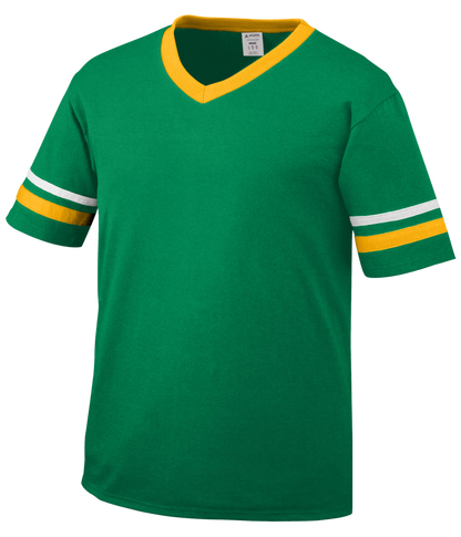Sleeve Stripe V-Neck Adult Jersey 360