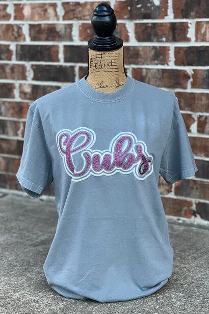 Kingston Cubs Grey Comfort Colors RTW Tee