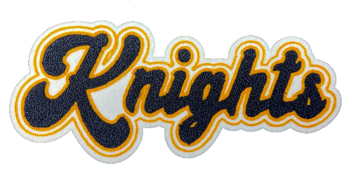 12" Providence Knights Chenille Patch