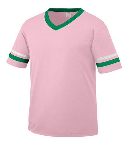 Sleeve Stripe V-Neck Adult Jersey 360