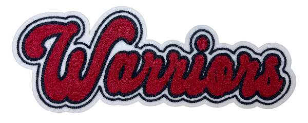 12" Lakeside Warriors Chenille Patch