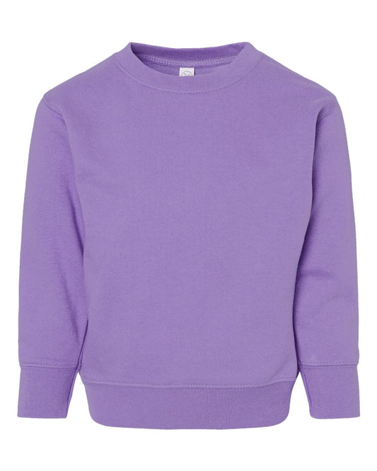 Lavender RS Toddler Fleece Crewneck 3317