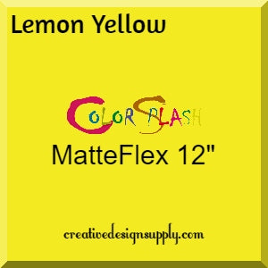 Lemon ColorSplash 12" MatteFlex HTV