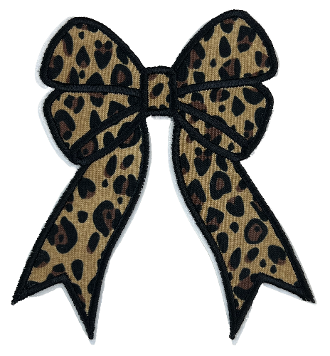 Applique Glitter Bows