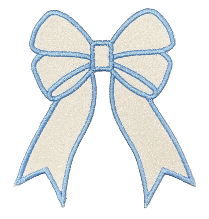 Applique Glitter Bows