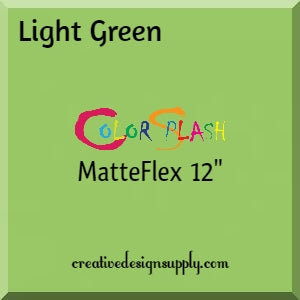 Light Green ColorSplash 12" MatteFlex HTV