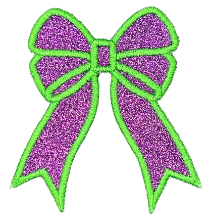 Applique Glitter Bows