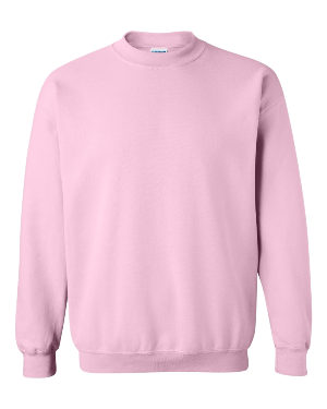Light Pink Gildan HB Crewneck 18000