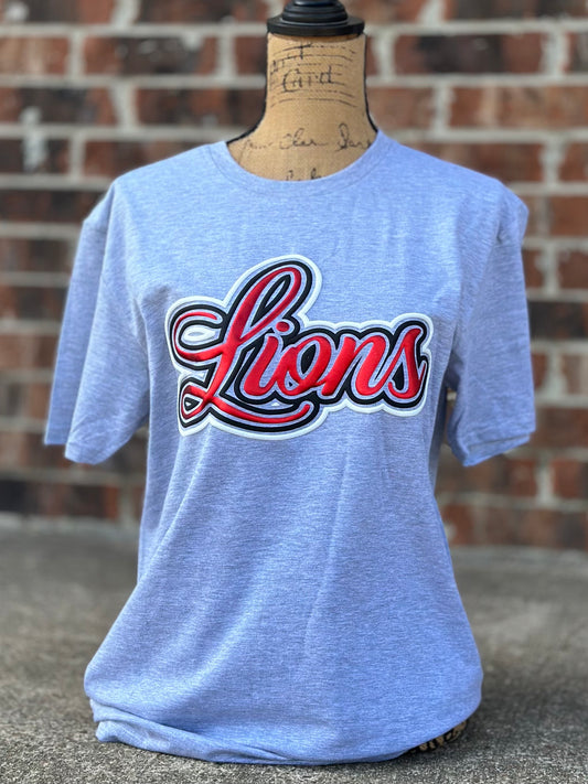 Plain Dealing Lions Sport Grey SS RTW Tee