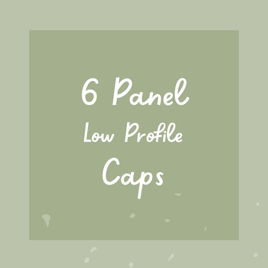 6 Panel Low Profile Caps