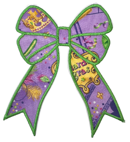 Applique Glitter Bows