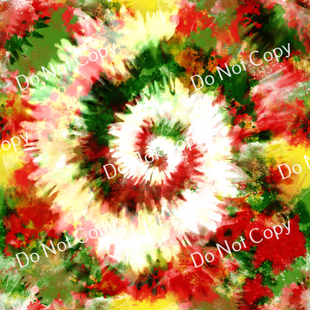 HTV Christmas Tie Dye