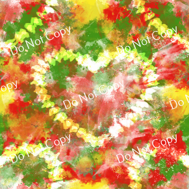 HTV Christmas Tie Dye