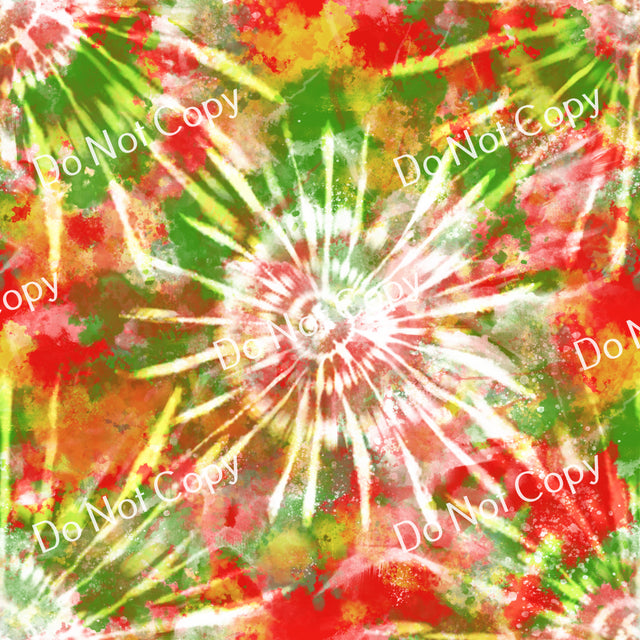 HTV Christmas Tie Dye