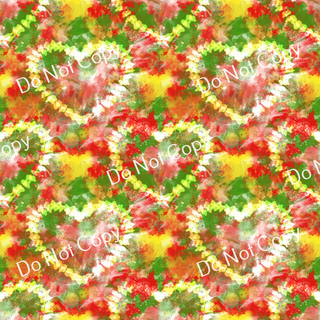 HTV Christmas Tie Dye
