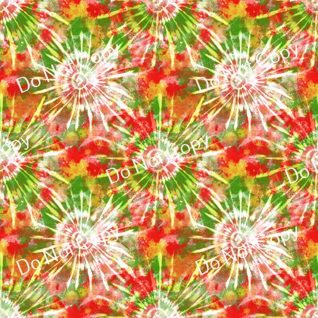 HTV Christmas Tie Dye