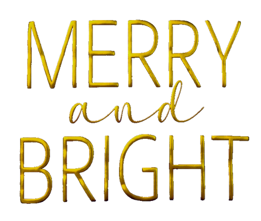 Merry and Bright Puff RTA HTV