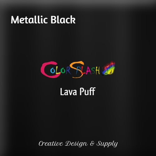 Metallic Black CS Lava Puff HTV