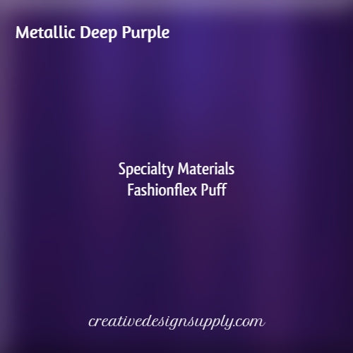 20” Metallic Deep Purple FashionFlex Puff
