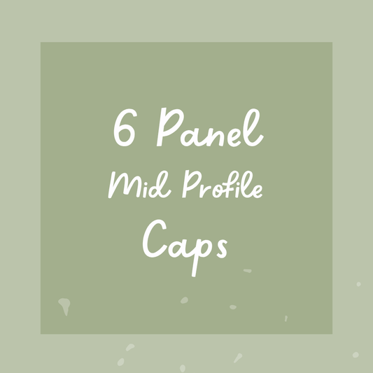 6 Panel Mid Profile Caps