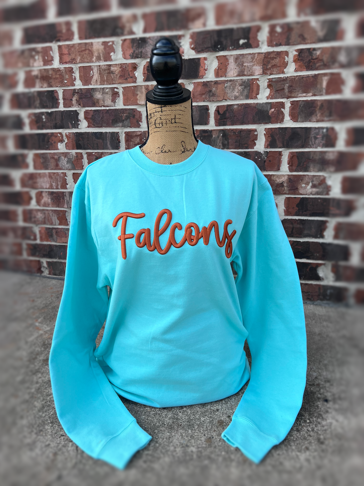 Falcons Embroidered Puff I.T.Co. Crewneck