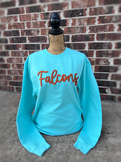 Falcons Embroidered Puff I.T.Co. Crewneck